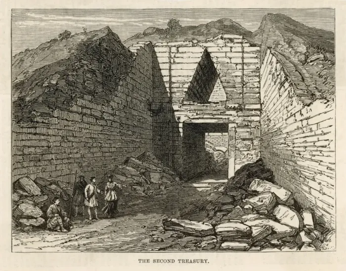 Framed Print : Second Treasury Mycenae Framed Print : Second Treasury Mycenae