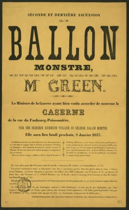 Framed Print : Seconde et derniere ascension du ballon Monstre, construit e Framed Print : Seconde et derniere ascension du ballon Monstre, construit e