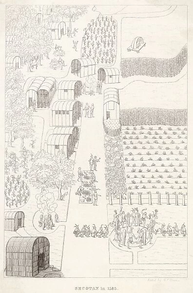 Secotan Village 1585