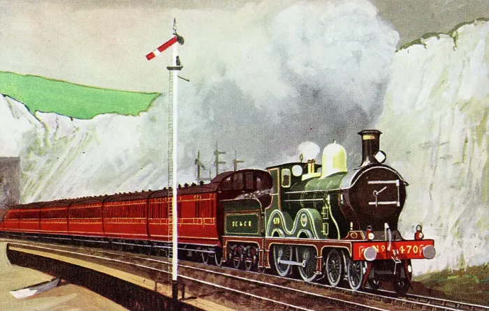 Framed Print : SECR Steam Locomotive 4-4-0 No. 470 Framed Print : SECR Steam Locomotive 4-4-0 No. 470
