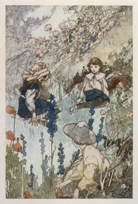 Framed Print : Secret Garden / Characters Framed Print : Secret Garden / Characters