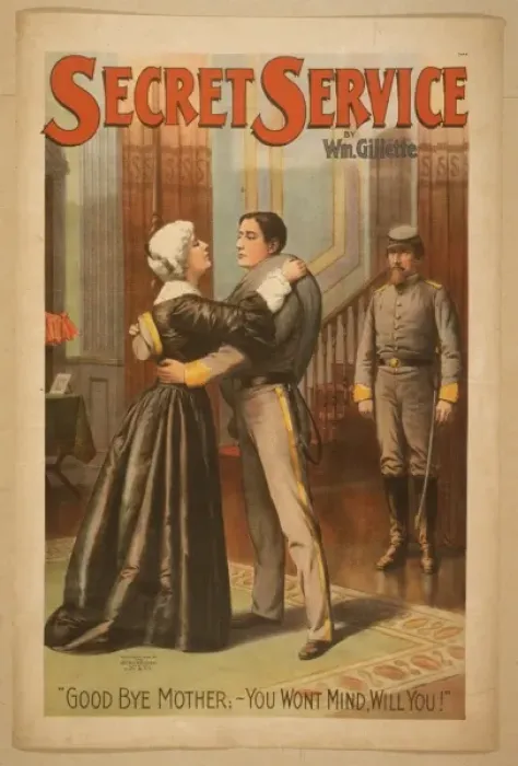 Framed Print : Secret service by Wm. Gillette Framed Print : Secret service by Wm. Gillette