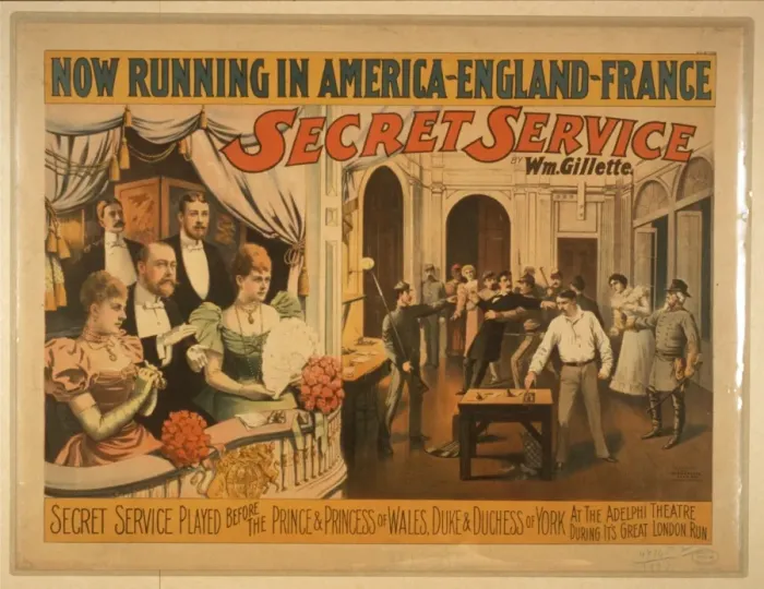 Framed Print : Secret service by Wm. Gillette Framed Print : Secret service by Wm. Gillette