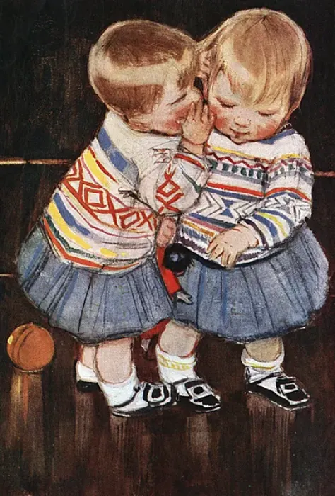 Framed Print : Secrets by Muriel Dawson Framed Print : Secrets by Muriel Dawson