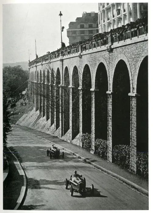 Framed Print : A section of the course in the Grand Prix of Pau, France Framed Print : A section of the course in the Grand Prix of Pau, France