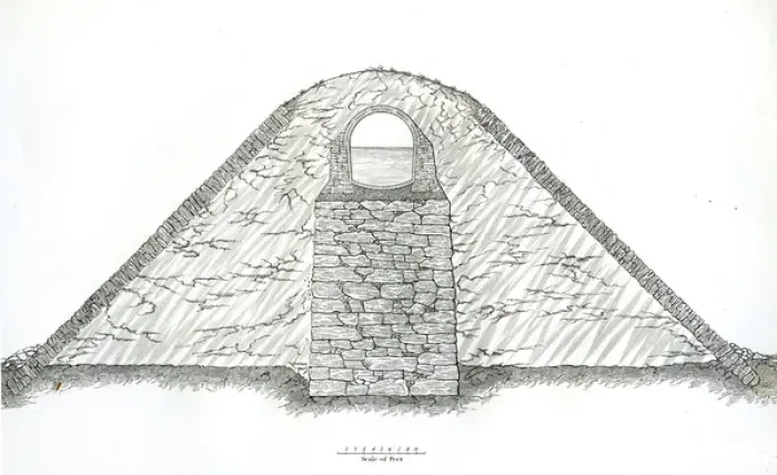 Framed Print : Section through Croton aqueduct Framed Print : Section through Croton aqueduct