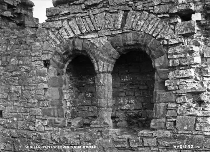 Framed Print : Sedilia in Newtown Trim Abbey Framed Print : Sedilia in Newtown Trim Abbey