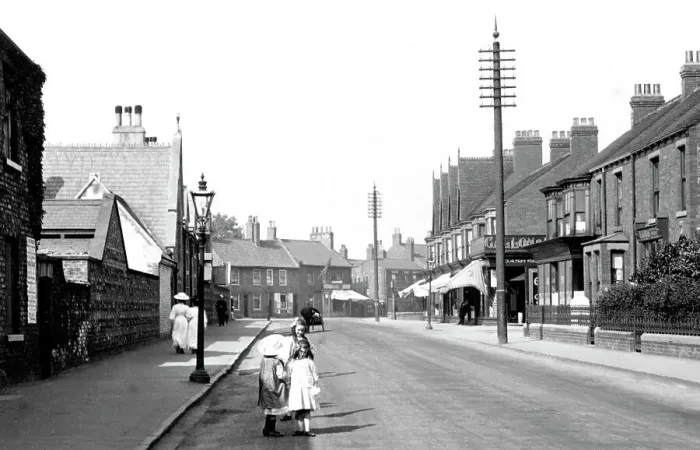 Framed Print : Selby Brook Street early 1900s Framed Print : Selby Brook Street early 1900s
