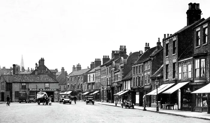 Framed Print : Selby Wide Street probably 1920s Framed Print : Selby Wide Street probably 1920s