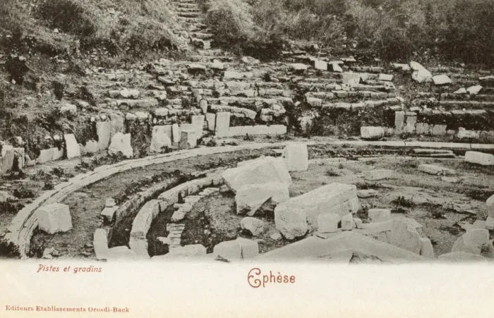 Framed Print : Selcuk - Ephesus - Slopes and Terraces of the Theatre