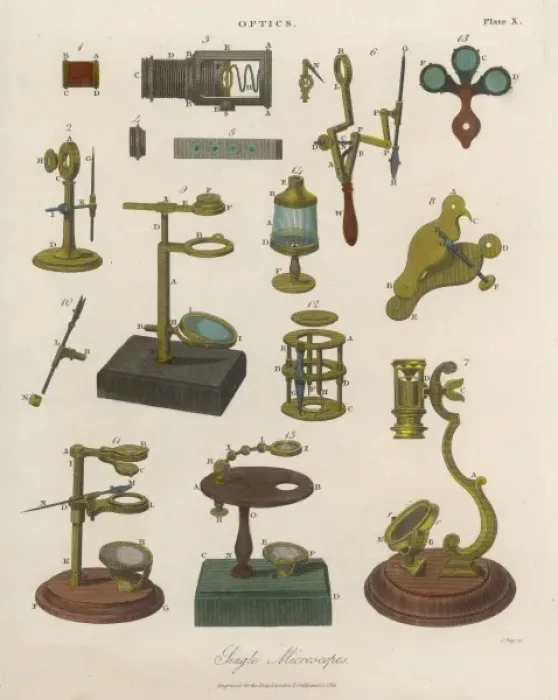 Framed Print : Selection of Microscopes Framed Print : Selection of Microscopes