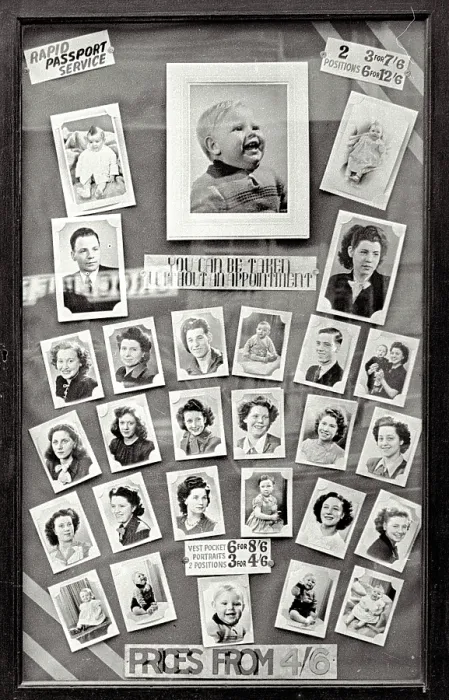 Framed Print : Selection of photos showcasing Coronet Studio work, Haymarket, Sheffield including prices Date: 1948 - 1950 Framed Print : Selection of photos showcasing Coronet Studio work, Haymarket, Sheffield including prices Date: 1948 - 1950