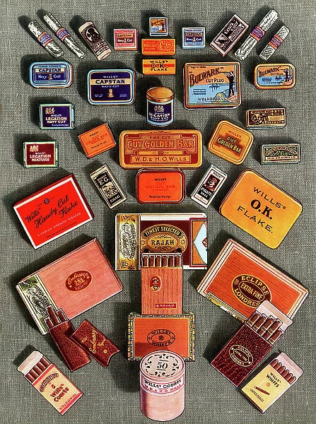 Selection of Wills Tobacco and Cigar Packets
