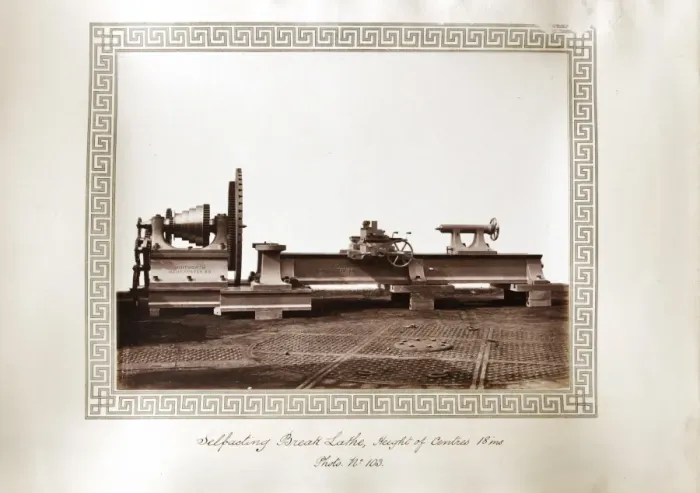 Framed Print : Self-acting break lathe Framed Print : Self-acting break lathe