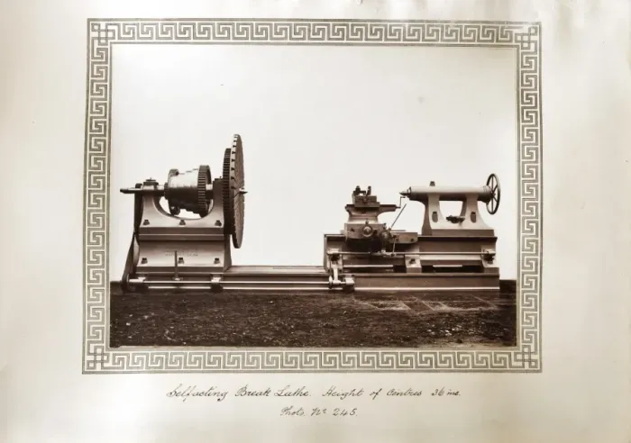 Framed Print : Self-acting break lathe Framed Print : Self-acting break lathe