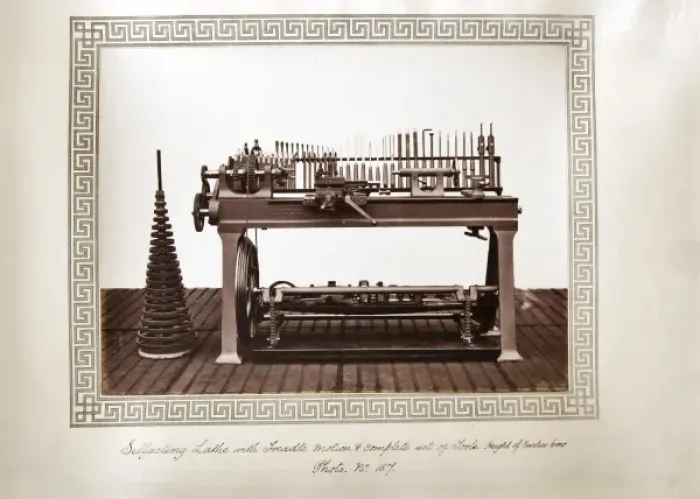Framed Print : Self-acting lathe Framed Print : Self-acting lathe
