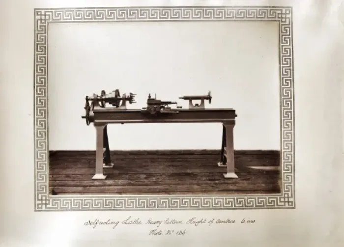 Framed Print : Self-acting lathe Framed Print : Self-acting lathe