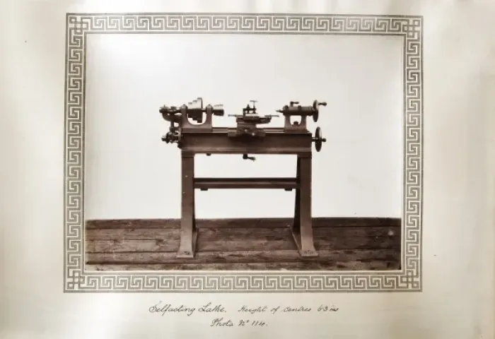 Framed Print : Self-acting lathe Framed Print : Self-acting lathe