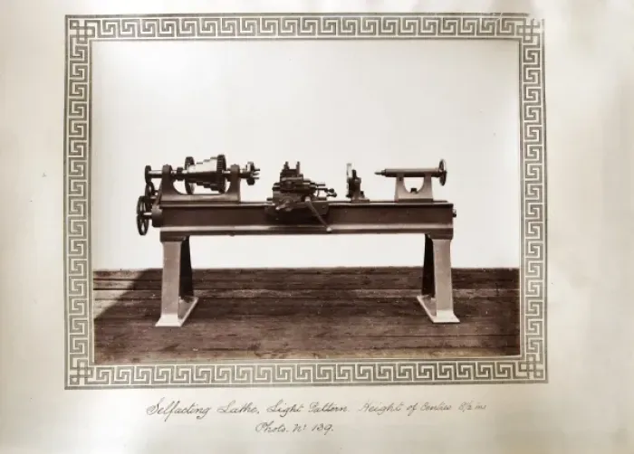 Framed Print : Self-acting lathe Framed Print : Self-acting lathe