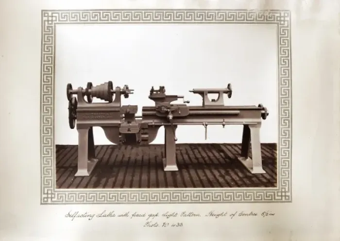 Framed Print : Self-acting lathe with fixed gap, light pattern Framed Print : Self-acting lathe with fixed gap, light pattern