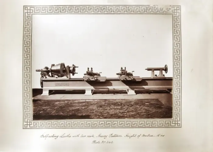 Framed Print : Self-acting lathe with two rests Framed Print : Self-acting lathe with two rests
