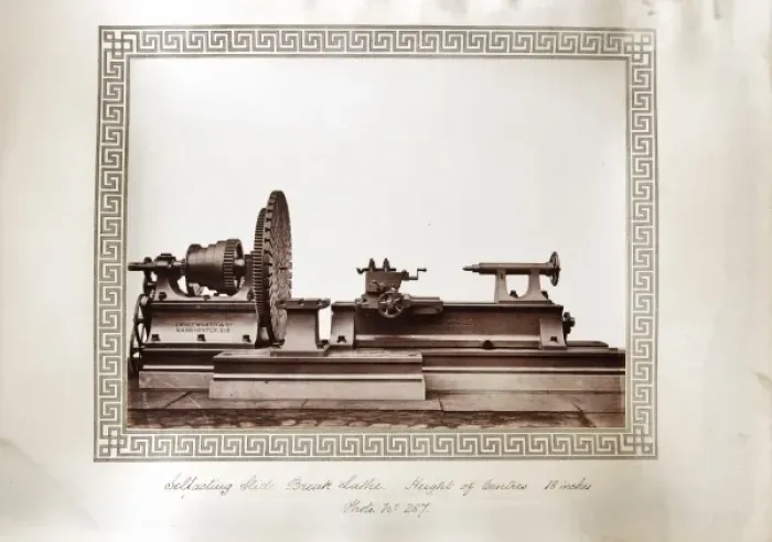 Framed Print : Self-acting slide break lathe Framed Print : Self-acting slide break lathe