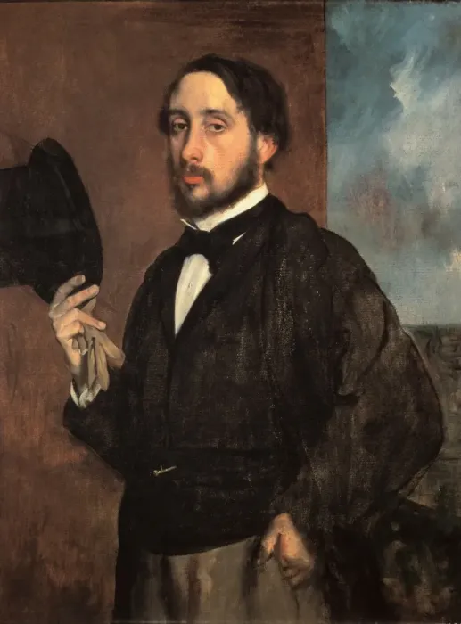 Framed Print : Self Portrait, Degas Framed Print : Self Portrait, Degas