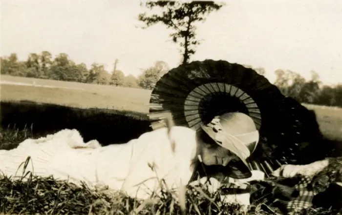 Framed Print : Self portrait with parasol (1 / 2) Framed Print : Self portrait with parasol (1 / 2)