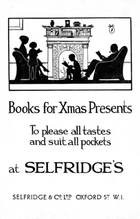 Framed Print : Selfridges books advertisement by H. L. Oakley Framed Print : Selfridges books advertisement by H. L. Oakley