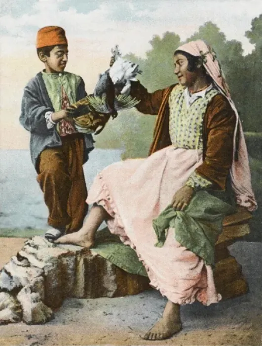 Framed Print : Seller of little chickens Framed Print : Seller of little chickens