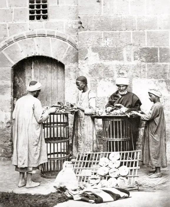 Framed Print : Selling bread, Cairo, Egypt, c. 1880 s Framed Print : Selling bread, Cairo, Egypt, c. 1880 s