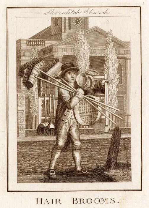 Framed Print : SELLING BROOMS Framed Print : SELLING BROOMS