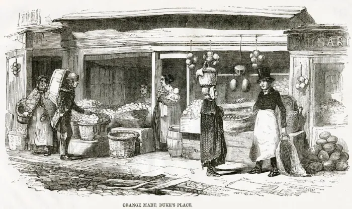 Framed Print : Selling oranges 1864 Framed Print : Selling oranges 1864