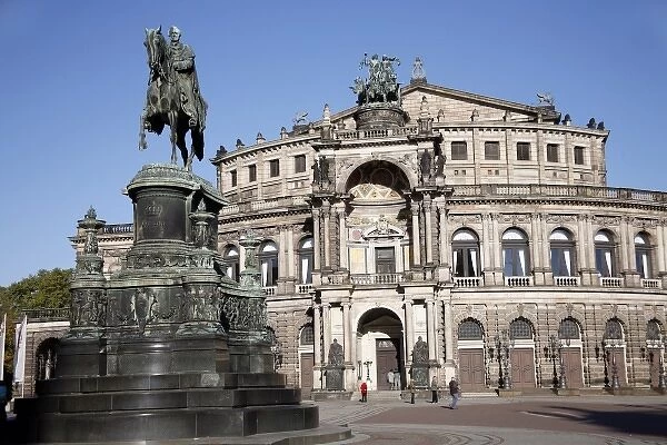 The Semper Opera House, Dresden, Germany