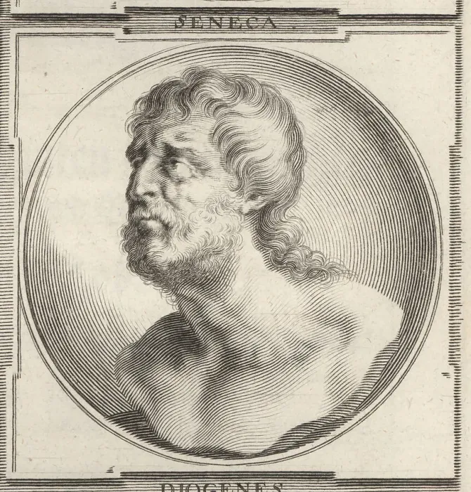 Framed Print : Seneca, Roman Stoic philosopher, c.4 BC - 65 AD Framed Print : Seneca, Roman Stoic philosopher, c.4 BC - 65 AD