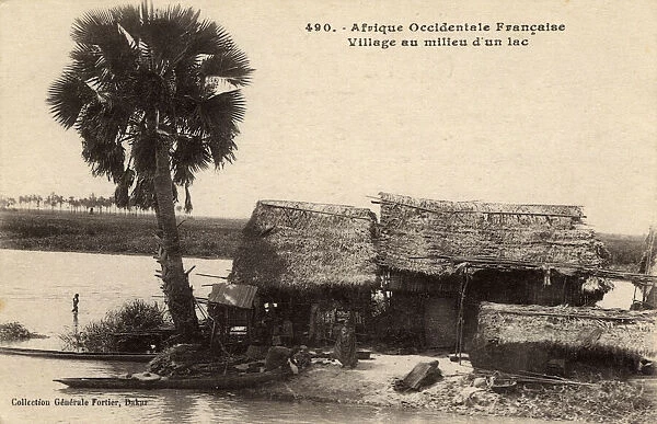 Senegal - Village in the middle of a lake