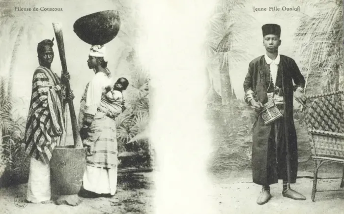 Framed Print : Senegal, West Africa - preparing couscous Framed Print : Senegal, West Africa - preparing couscous