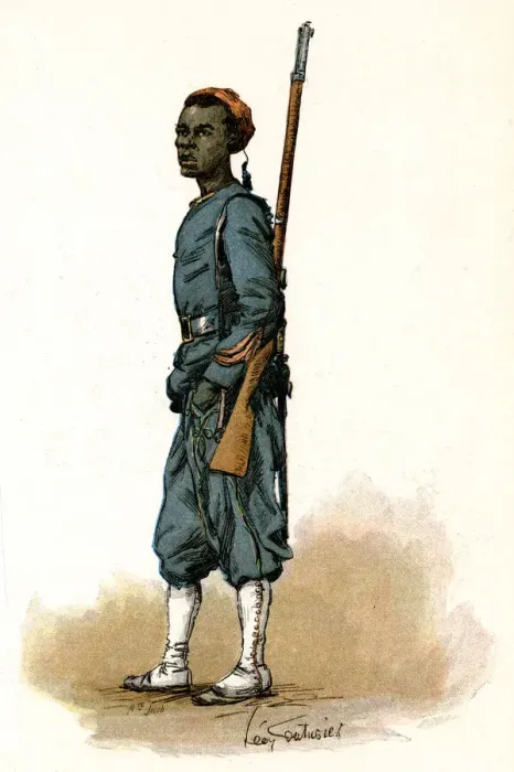 Framed Print : Senegalese Infantryman Framed Print : Senegalese Infantryman