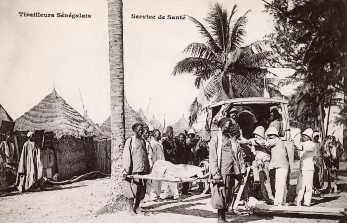 Framed Print : Senegalese Sharpshooters - Medical Team Framed Print : Senegalese Sharpshooters - Medical Team