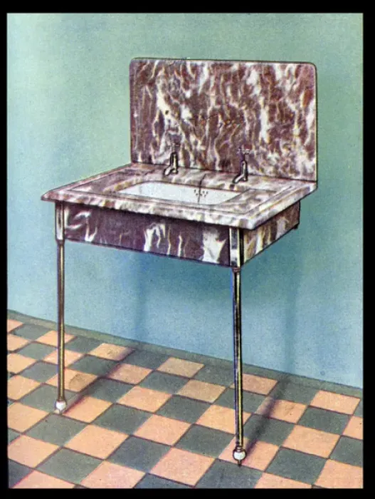 Framed Print : The Senlac Marble Lavatory (Wash Basin) Suite Framed Print : The Senlac Marble Lavatory (Wash Basin) Suite