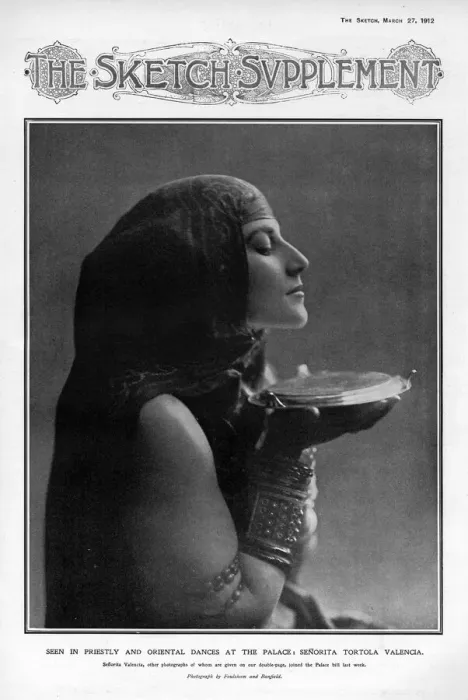 Framed Print : Senorita Tortola Valencia, dancer Framed Print : Senorita Tortola Valencia, dancer