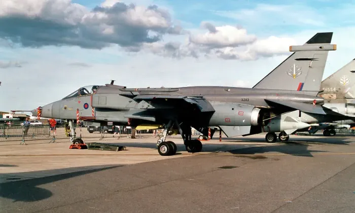 Framed Print : SEPECAT Jaguar GR. 1 XZ398 - EM Framed Print : SEPECAT Jaguar GR. 1 XZ398 - EM