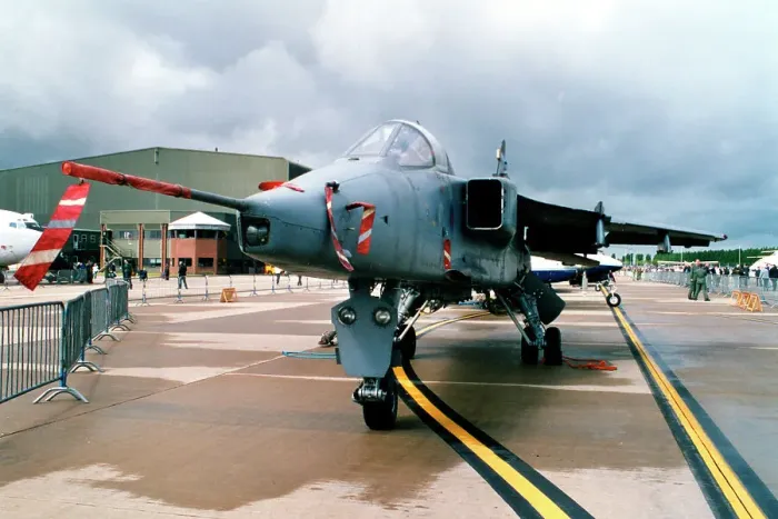 Framed Print : SEPECAT Jaguar T. 2A XX145 Framed Print : SEPECAT Jaguar T. 2A XX145