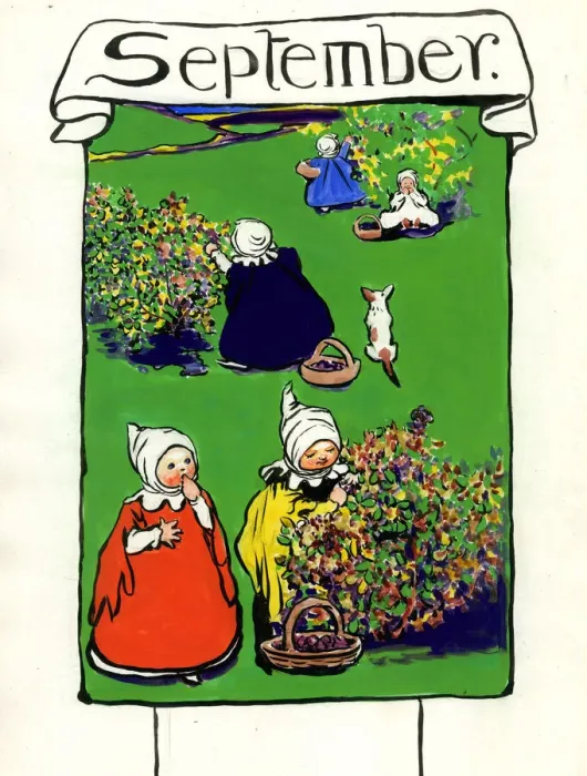Framed Print : September, by Minnie Asprey Framed Print : September, by Minnie Asprey