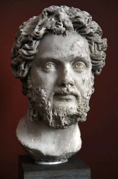 Septimius Severus (145-211). Roman Emperor. Bust. Carlsberg