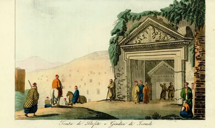 Framed Print : Sepulchres of the judges of Israel, 1800s Framed Print : Sepulchres of the judges of Israel, 1800s