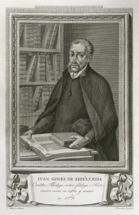 Framed Print : SEPULVEDA, Juan Gin鳠de (1490-1573). Spanish Framed Print : SEPULVEDA, Juan Gin鳠de (1490-1573). Spanish