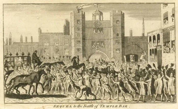 Framed Print : Sequel to the Battle of Temple Bar Framed Print : Sequel to the Battle of Temple Bar