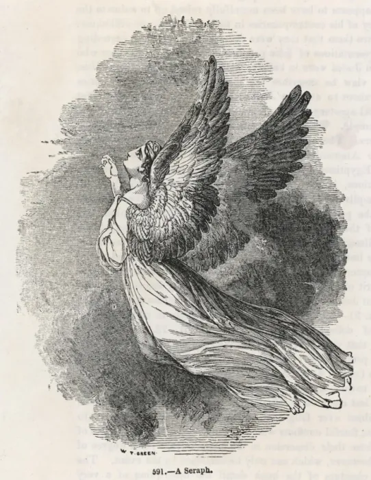 Framed Print : A SERAPH. A seraph Framed Print : A SERAPH. A seraph
