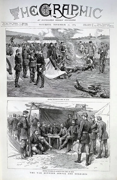 Serbian Encampment, Serbo-Bulgarian War